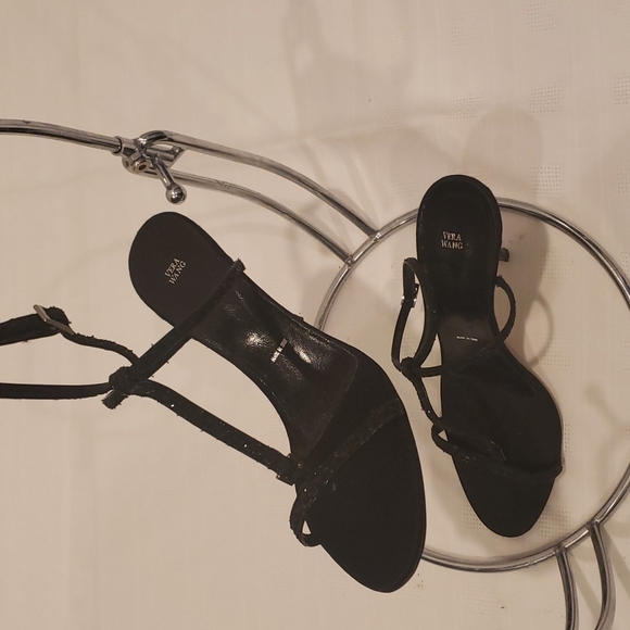 VERA WANG, Sandle Black Evening - Picture 7 of 12